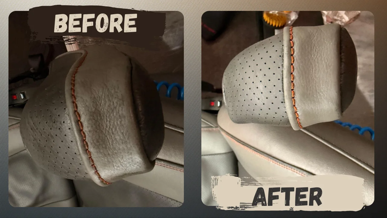 Leather car care interior detailing — ATW Detailing, Bonney Lake, WA